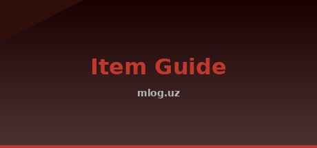 Item Guide