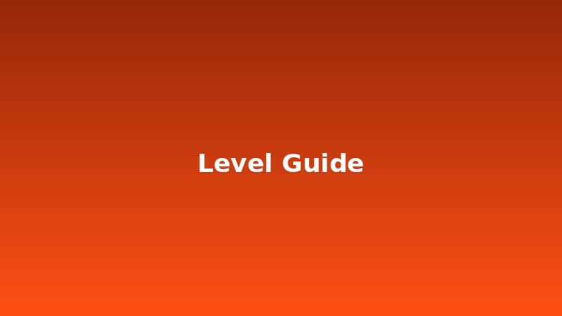 Level Guide