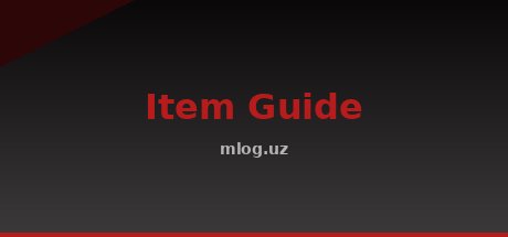 Item Guide