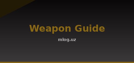 Weapon Guide
