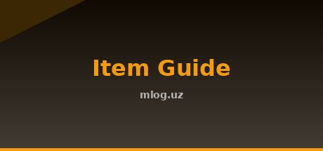Item Guide