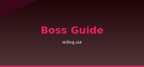 Boss Guide