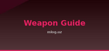 Weapon Guide