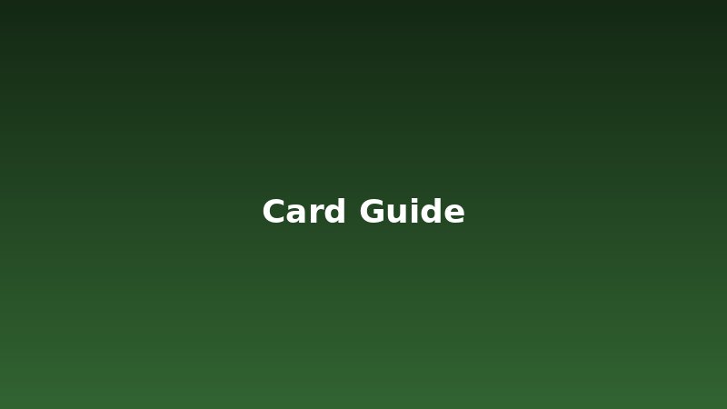 Card Guides