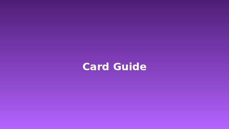 card-guide